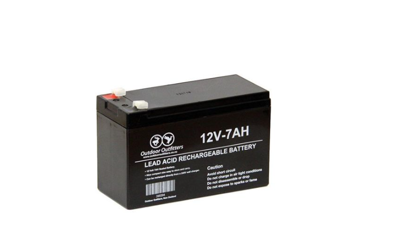  7 AH, 12- Volt solar rechargeable batteries. Main Image